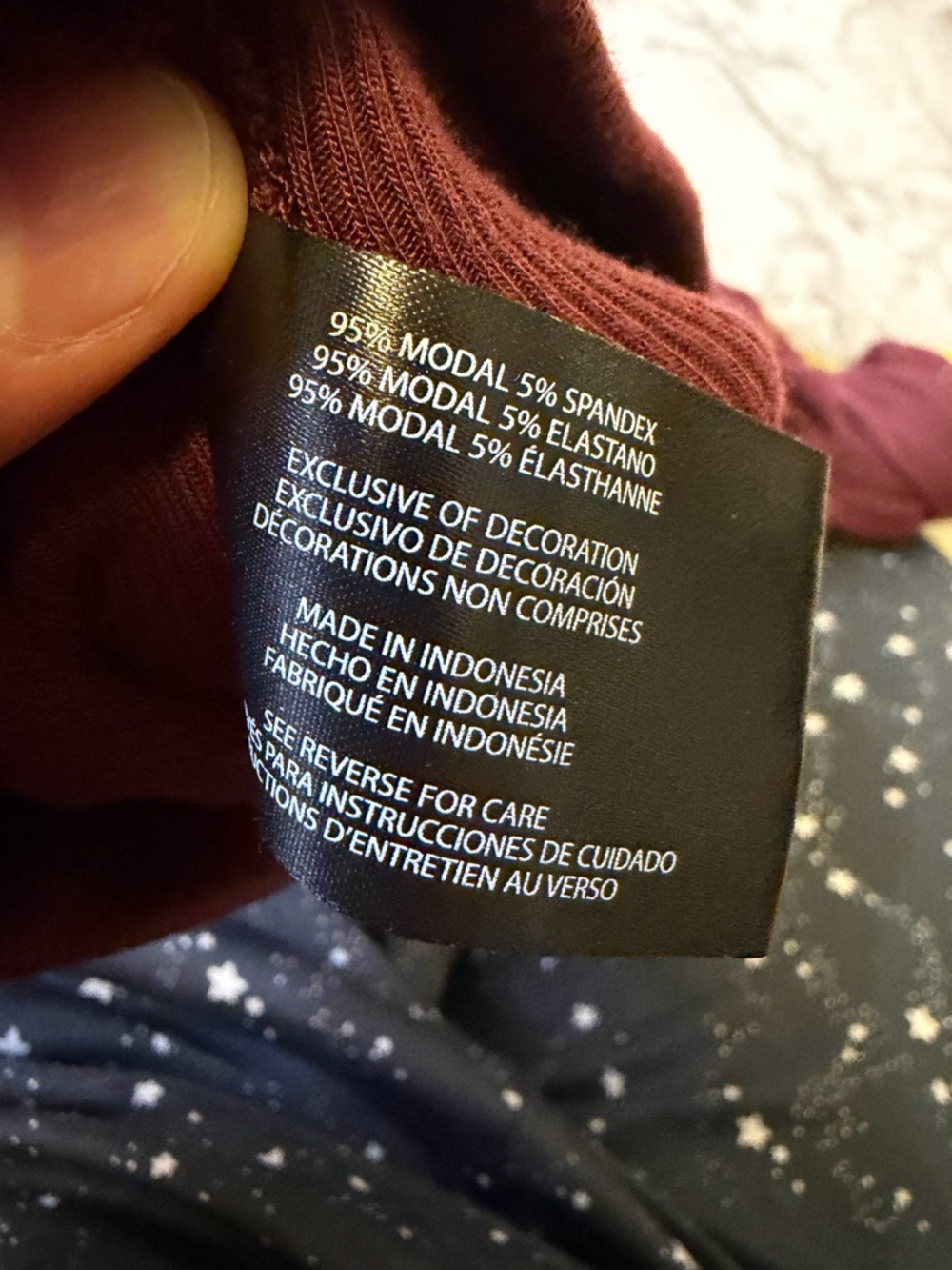 Banana Republic Burgundy Canale flare leg pants size M - Picture 5 of 5